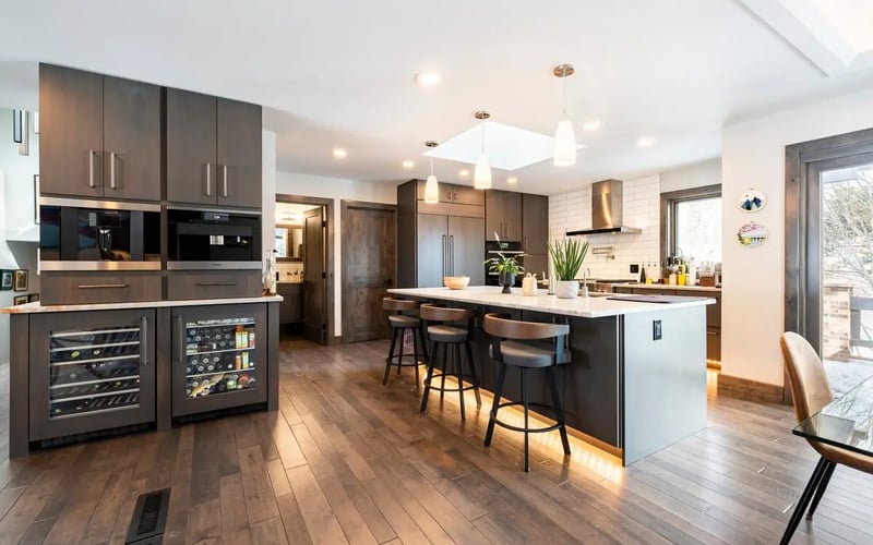Kitchen and dining — Evergreen Mountain House